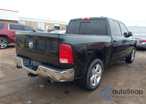 2012 Ram 1500 Slt из США, поврежденный, VIN 1C6RD7LT5CS349262